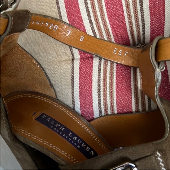 Ralph Lauren Collection Diandra Suede Heels - Picture 14 of 15